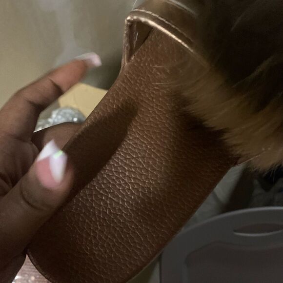 Women’s fur slides   - Picture 5 of 5